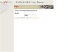 Tablet Screenshot of institutions.seic.com